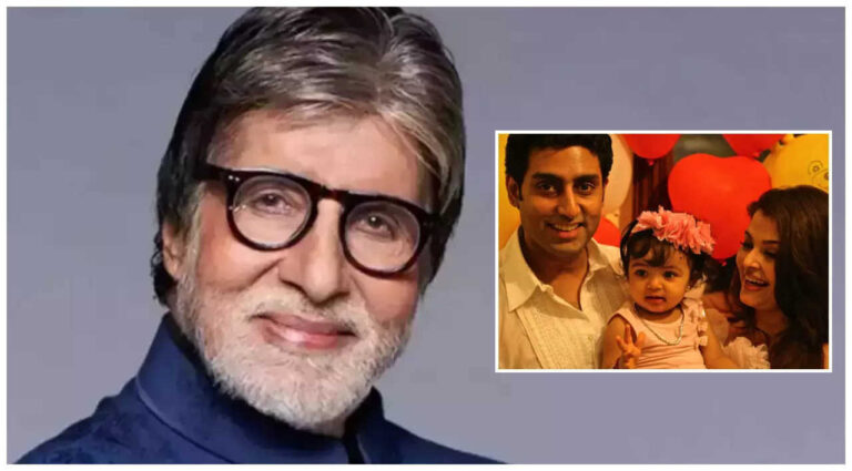 When Big B shared THIS pic from Aaradhya’s first b’day