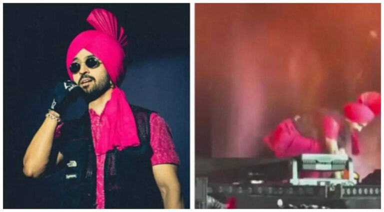 Fans call Diljit’s Ahmedabad stage fall a good omen