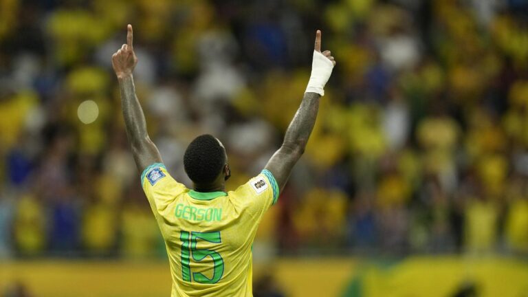 Gerson stunner gives Brazil 1-1 draw with Uruguay in FIFA World Cup 2026 qualifier