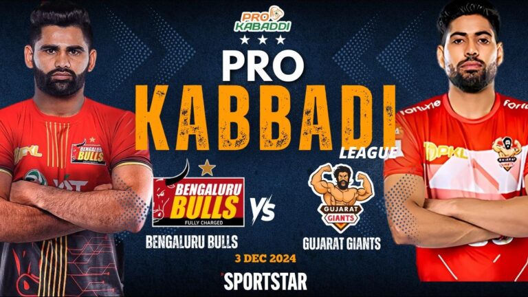 Pro Kabaddi League LIVE Score, PKL 2024: Bengaluru Bulls vs Gujarat Giants; U Mumba faces Puneri Paltan in Maharashtra Derby later