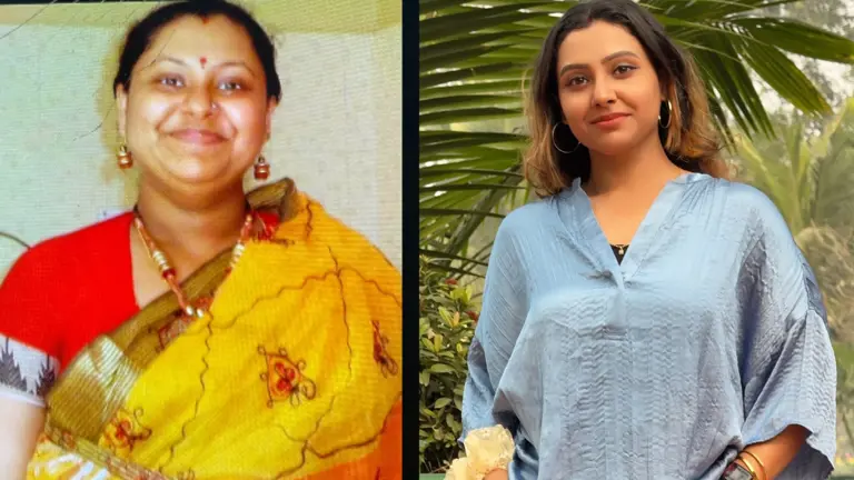 Woman Loses 37 kgs—Just by Walking Daily and Home Workouts!